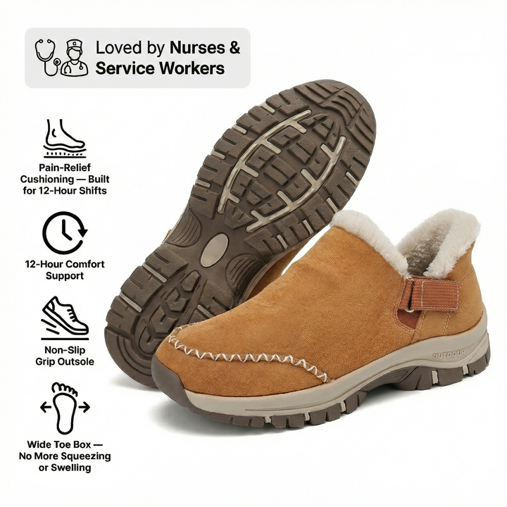 NursePro 12-timmars Skift Träskor — Plantar Fasciit &amp; Hälavlastning för Ryggsmärta, Hallux Valgus &amp; Breda Fötter (BOGO)