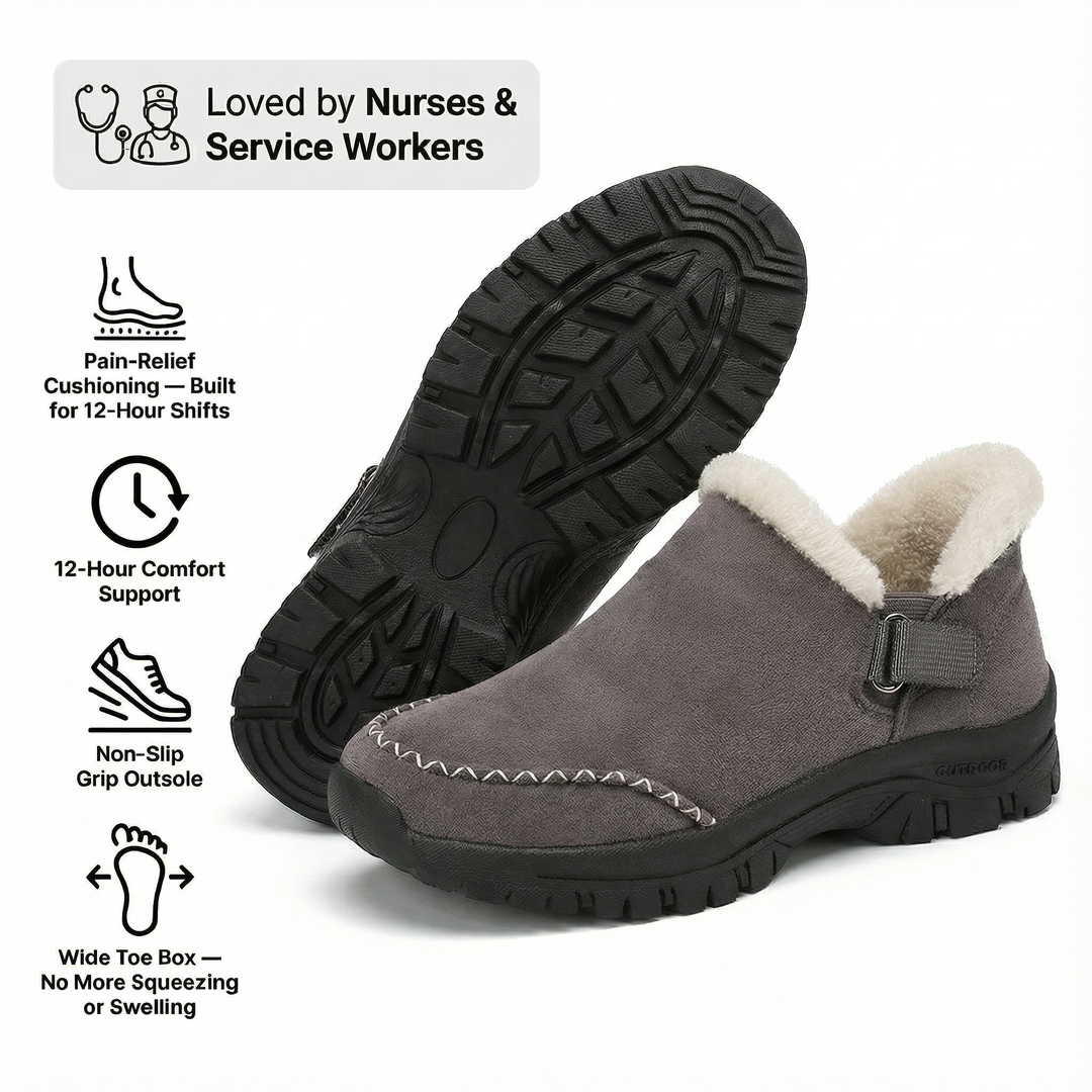 NursePro 12-timmars Skift Träskor — Lindring för Plantar Fasciit &amp; Hälsmärta, Hallux Valgus &amp; Breda Fötter (BOGO)