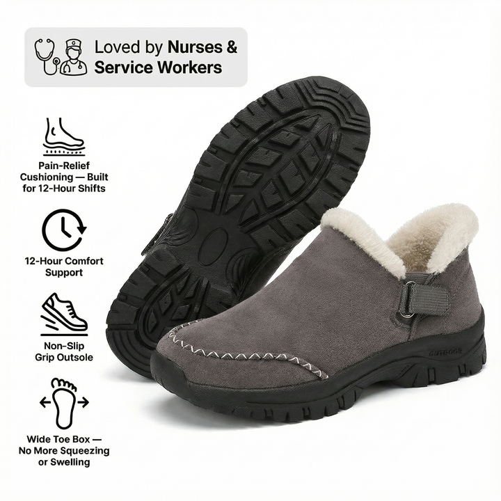 NursePro 12-timmars Skift Träskor — Lindring för Plantar Fasciit &amp; Hälsmärta, Hallux Valgus &amp; Breda Fötter (BOGO)