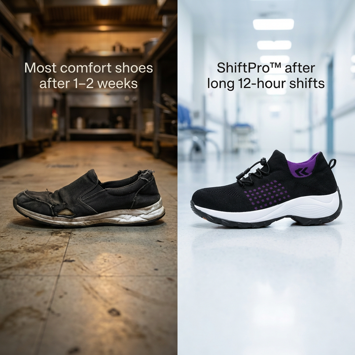 ShiftPro – 12-timmars komfortskor för lindring av häl- och plantarfasciit